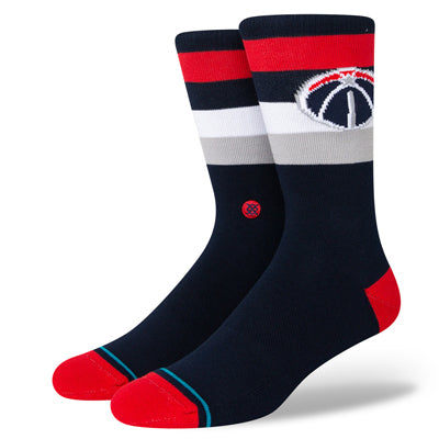 Washington Wizards Stripe Crew Socks